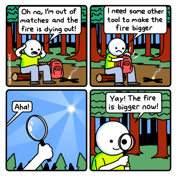 Bigger fire