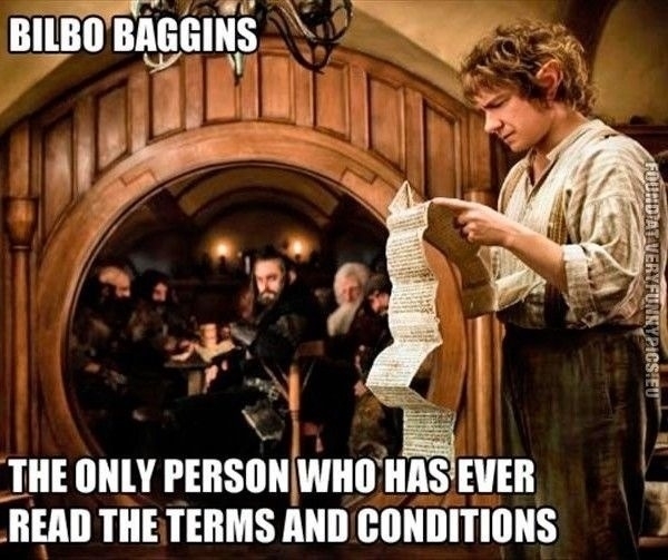 Bilbo Baggins everyone