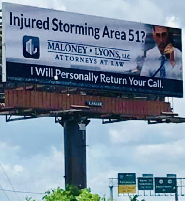 Billboard in Mobile Alabama