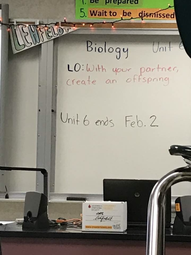 Bio class just got more interesting