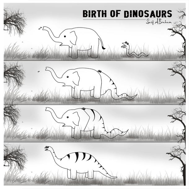Birth of dinosaurs