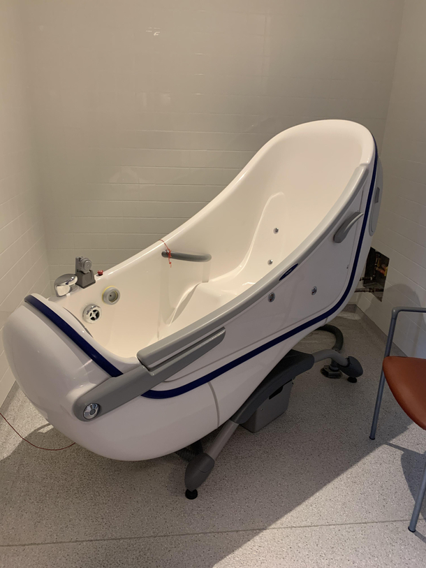 Birthing suits have everything now Beds Pillows Juice Even escape pods
