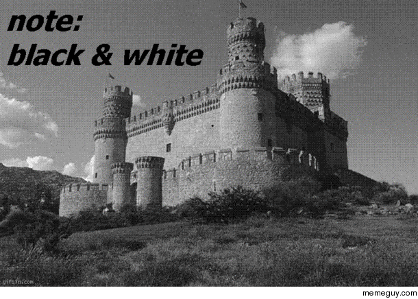 Black and white to colour in a matter of  seconds 