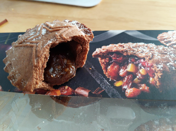Black forest mince pies from Lidl