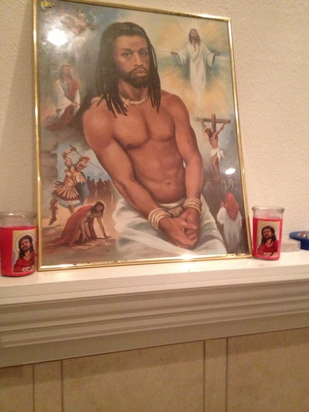 Black Jesus Protector of my apartment