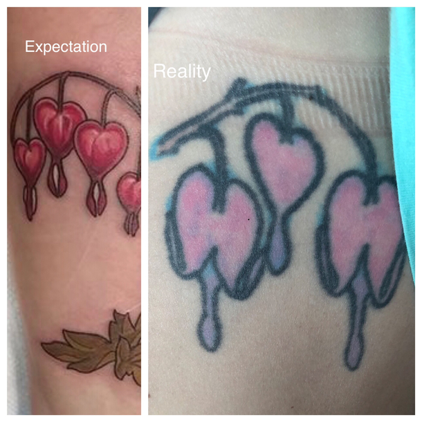 Bleeding Heart Tattoo