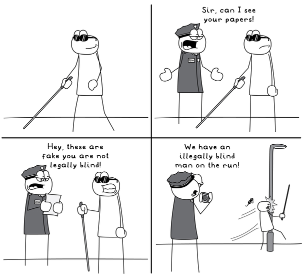 Blind papers