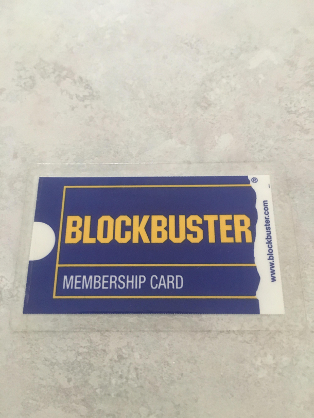 Blockbuster cardventured upon this gem as my hubby and I were going through some old stuff to donate Low and behold the magical memories of renting a movie and the late fees 