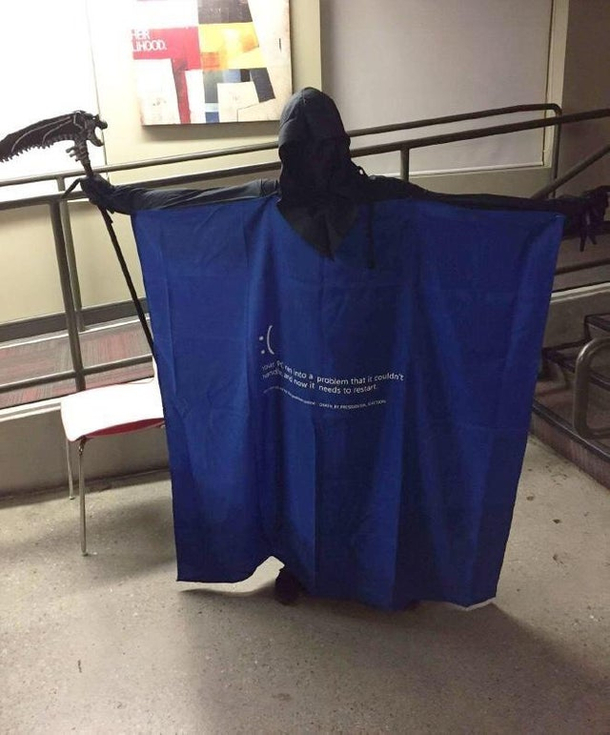 Blue screen of death