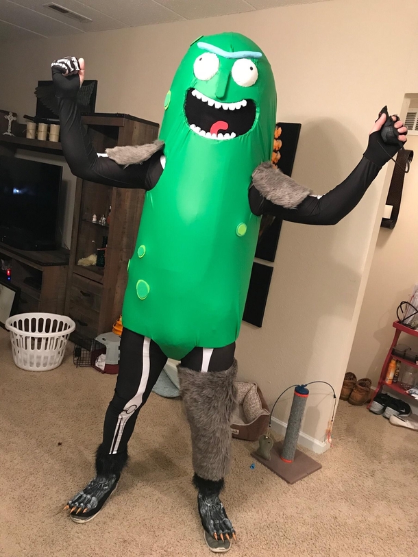 Boom big reveal My brother turned himself into a pickle - Meme Guy