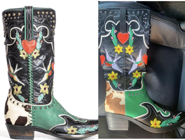 Boots my friend bought on Facebook