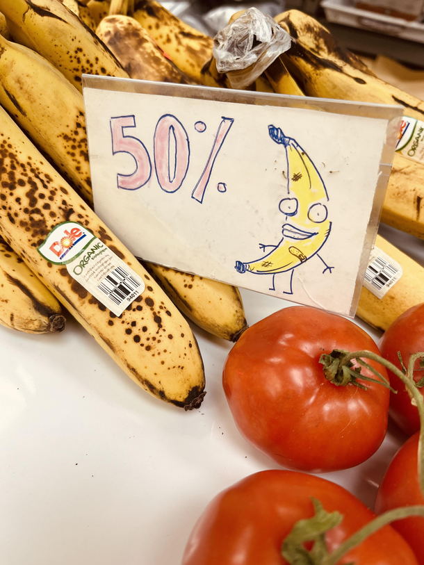 Borrowed this guy to help sell my old bananas nobody has yet to recognize him Maybe Reddit will