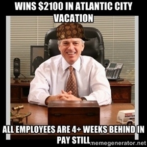 Boss has no problem with this at all and no intent to pay us still