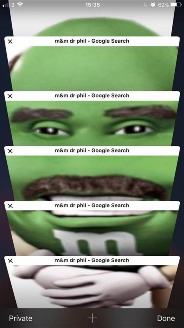 Bought a phone from my friend and when I opened safari it was here