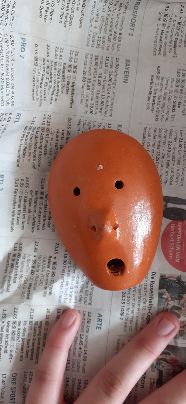 Bought an ocarina The ocarina is as scared of my awful music skills as I am
