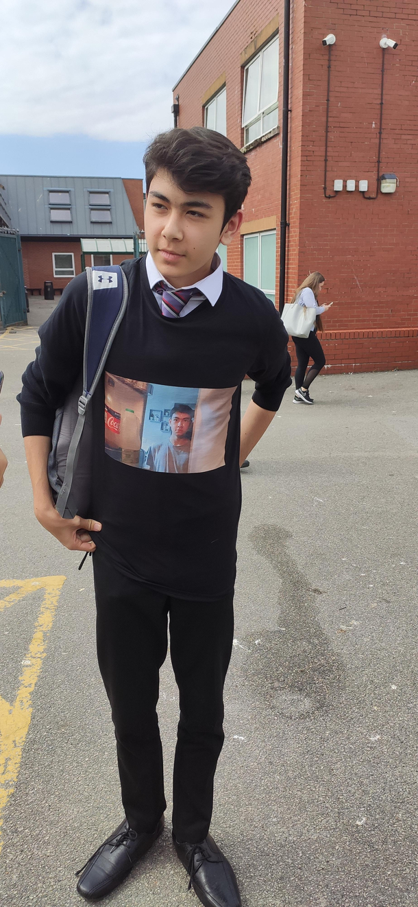 Bought my friend a t-shirt for hes birthday