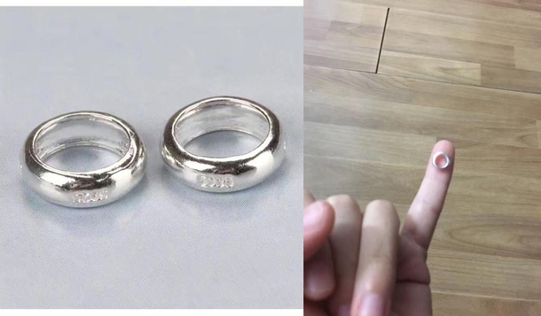 bought rings online