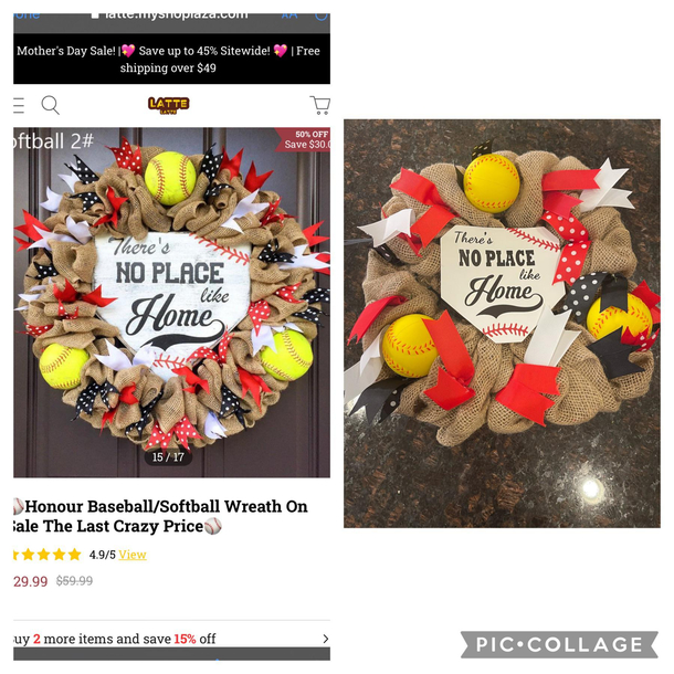 Bought this awesome door hanger for my wife Couldnt have made it better myself