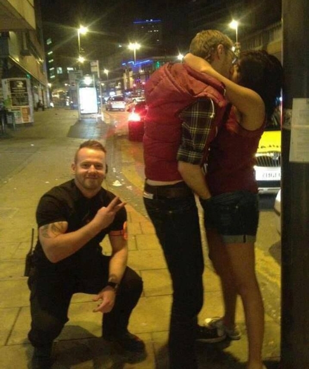 Bouncers get to meet interesting people