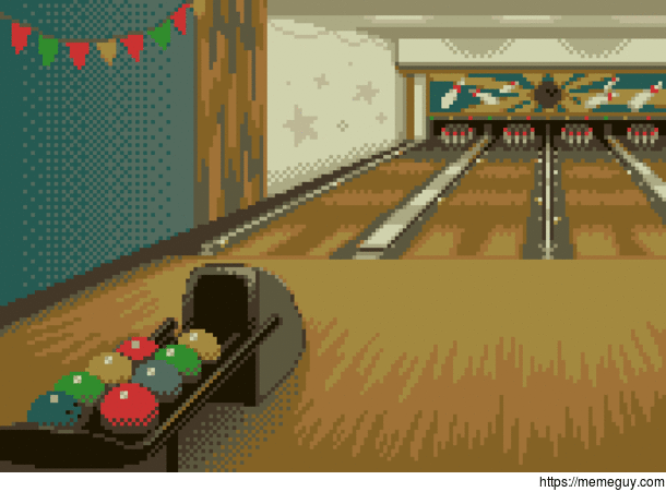 Bowling  pixel art by me 