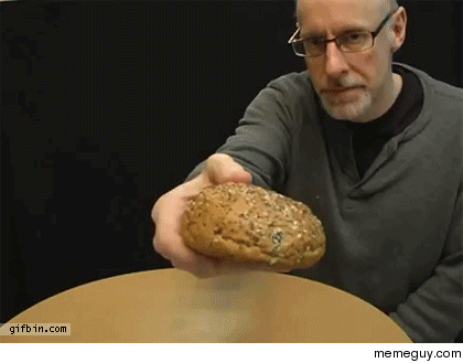 Bread throw perception