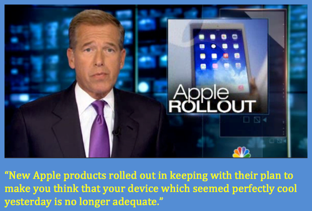 Brian Williams understands Apple