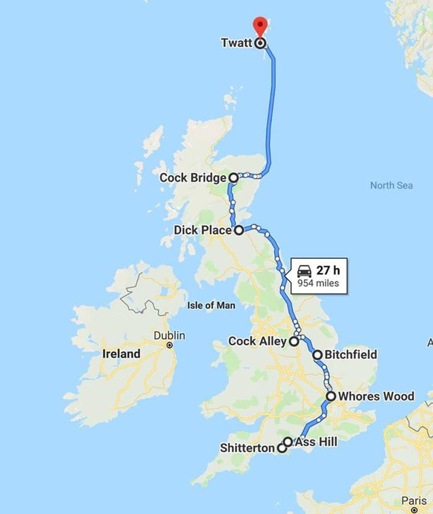 British road trip plan lol