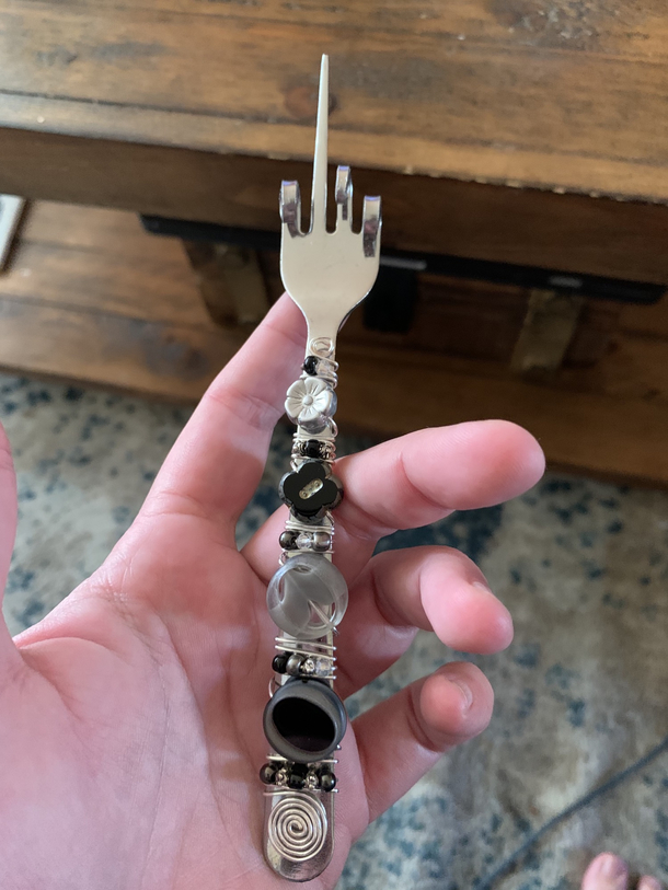 Broke up with an ex earlier this year Her parents gave me a belated Christmas gift and told me to fork off