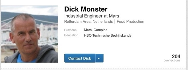 Browsing LinkedIn when suddenly