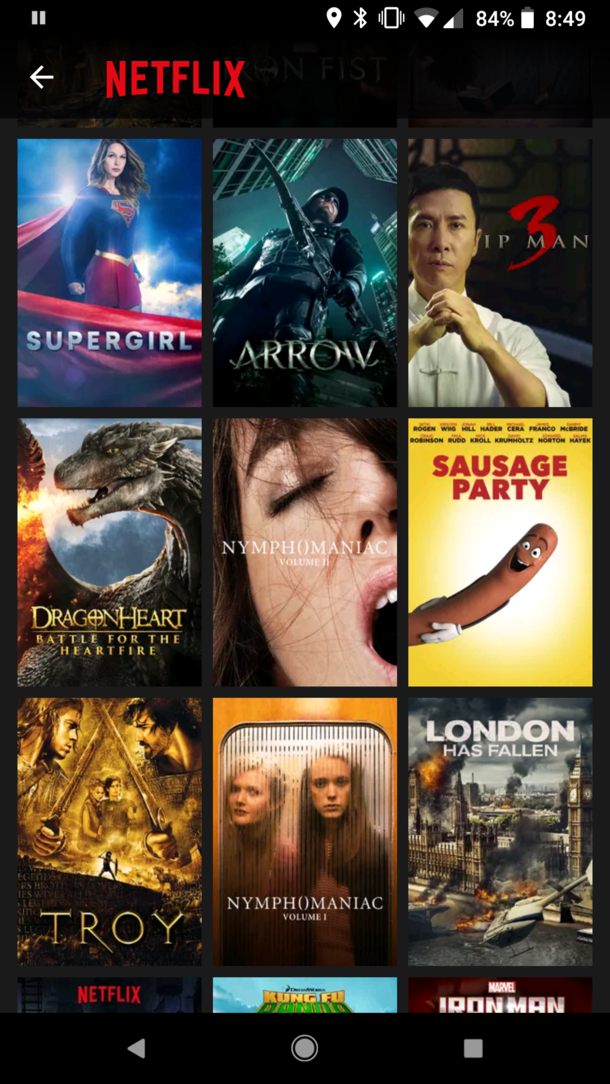 Browsing Netflix