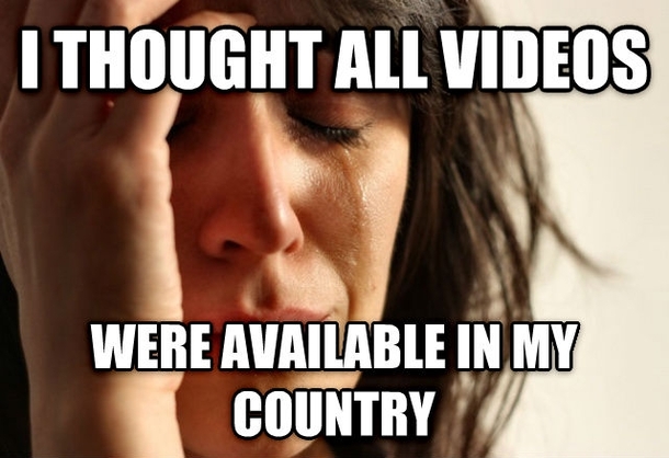 Browsing YouTube in USA