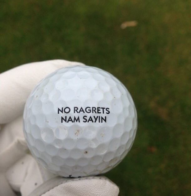 Buddy found this on the course x-post from rgolf