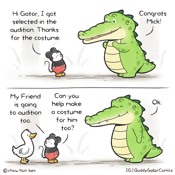 Buddy Gator - A Costume For The Audition
