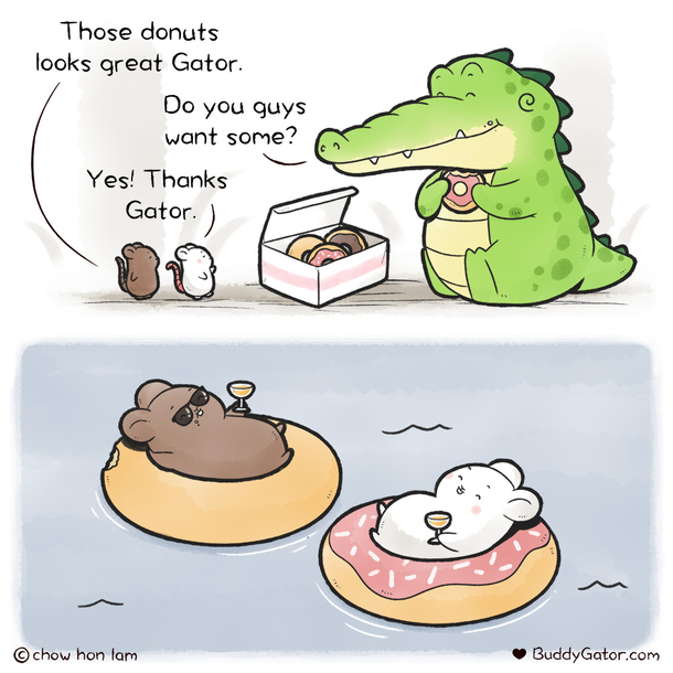 Buddy Gator - Donuts