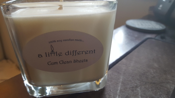 Buddy of mine makes candles I ordered Clean Cotton from him and this is what he sent me