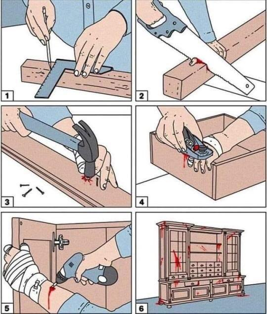 Building an IKEA cabinet