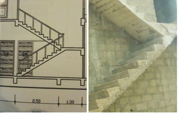 Built the stairs exactly as instructed boss