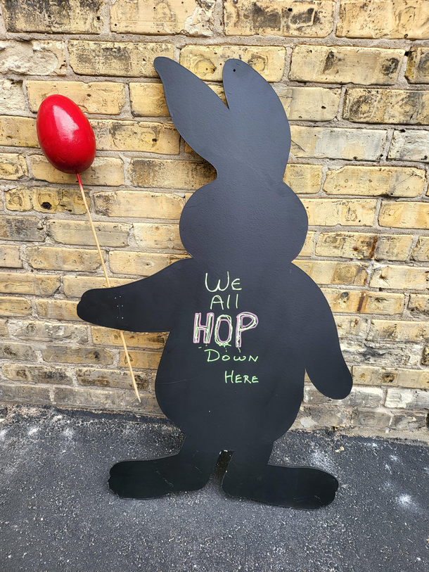 Bunnywise has an Easter message
