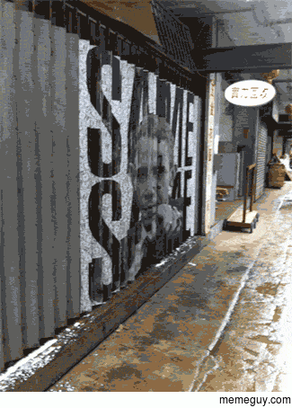 Bush and Obama The Same - Street Art