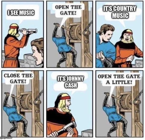 But its Johnny Cash