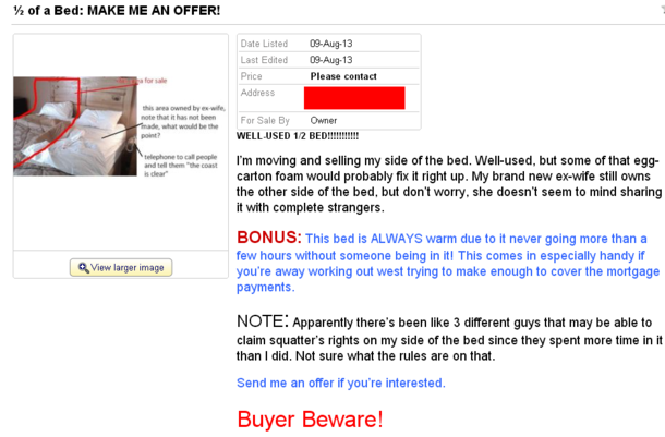 Buyer Beware