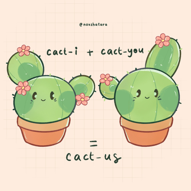 cact-i  cact-you  cactus drawn by me