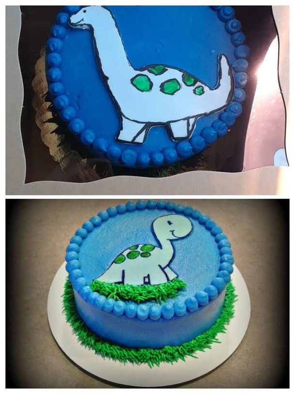 Cake I wanted vs Cake actually received Top Pic is the Paid for cake
