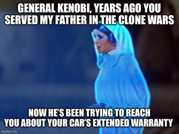 Calls from a galaxy far far away