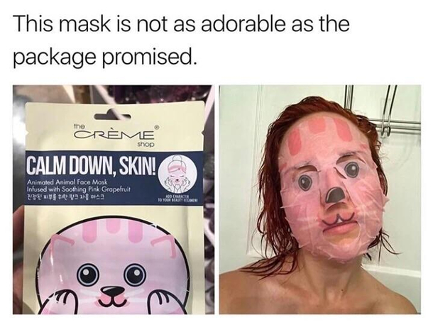 calm down skin