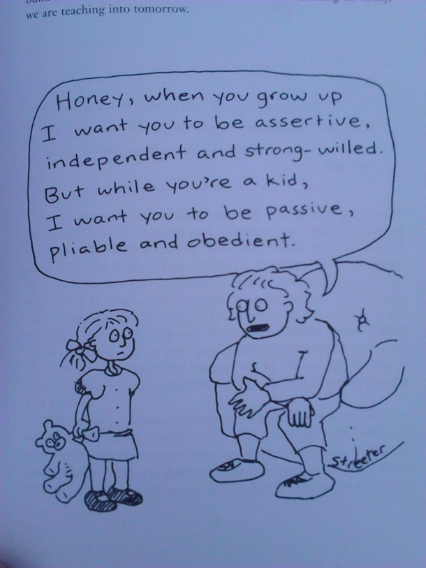 Came across this cartoon in a teaching book So true