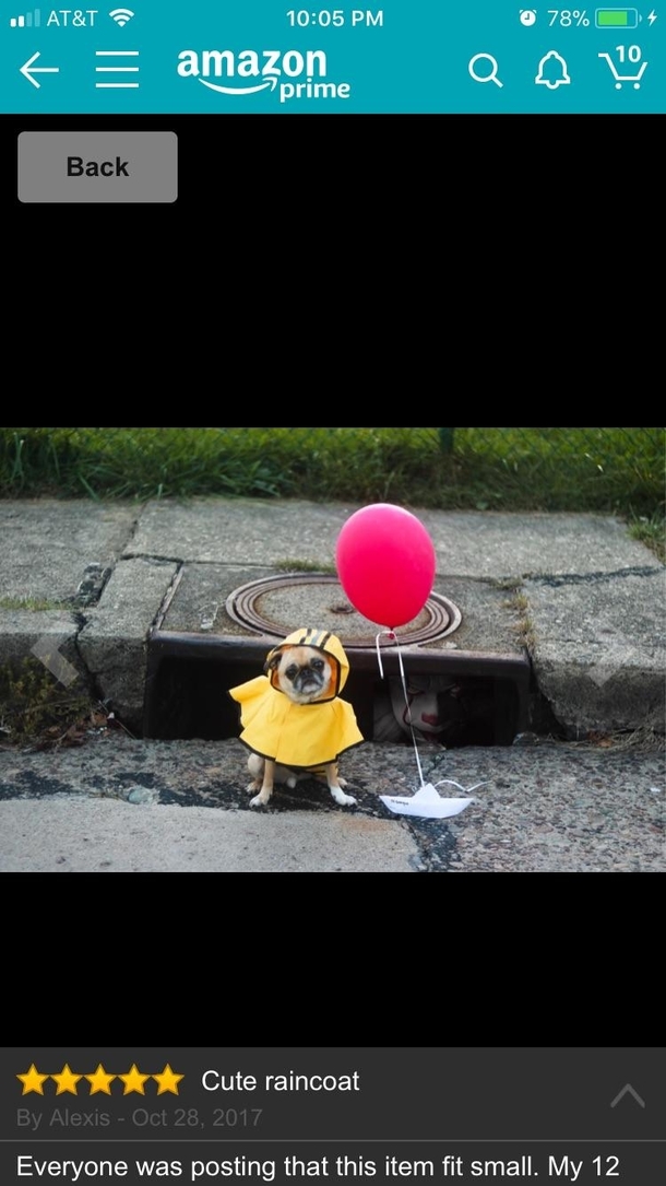 Came across this while checking the reviews for a dog raincoat