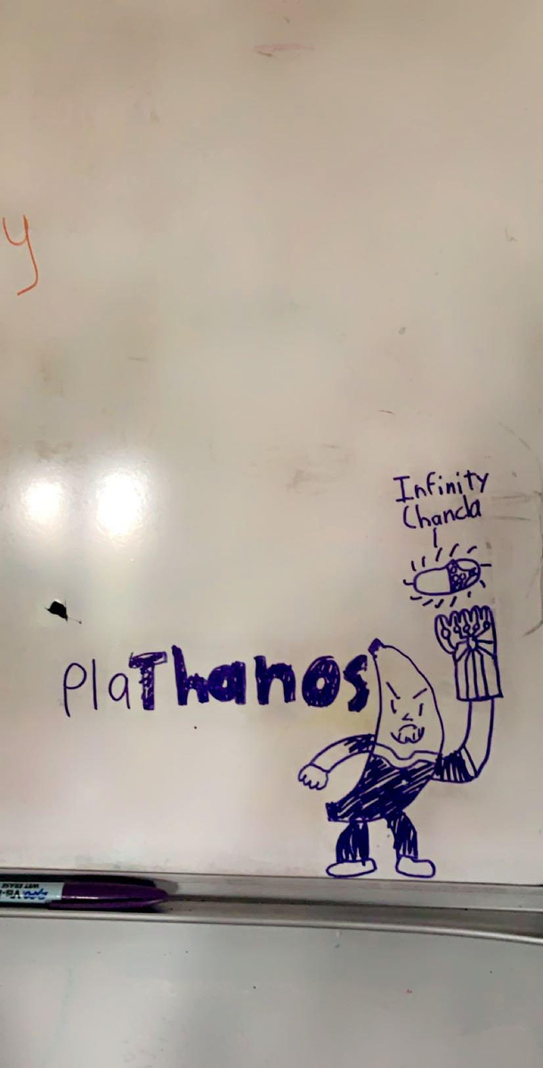 Came into work and found that the kids had drawn this for me
