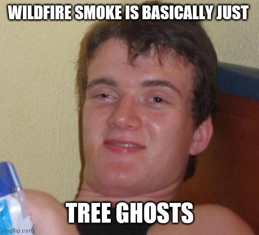 Came to this realization after inhaling a few weed ghosts