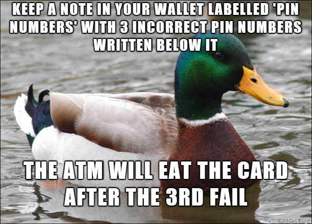 Came up with this trick when I traveled through Europe in case I ever had my wallet stolen